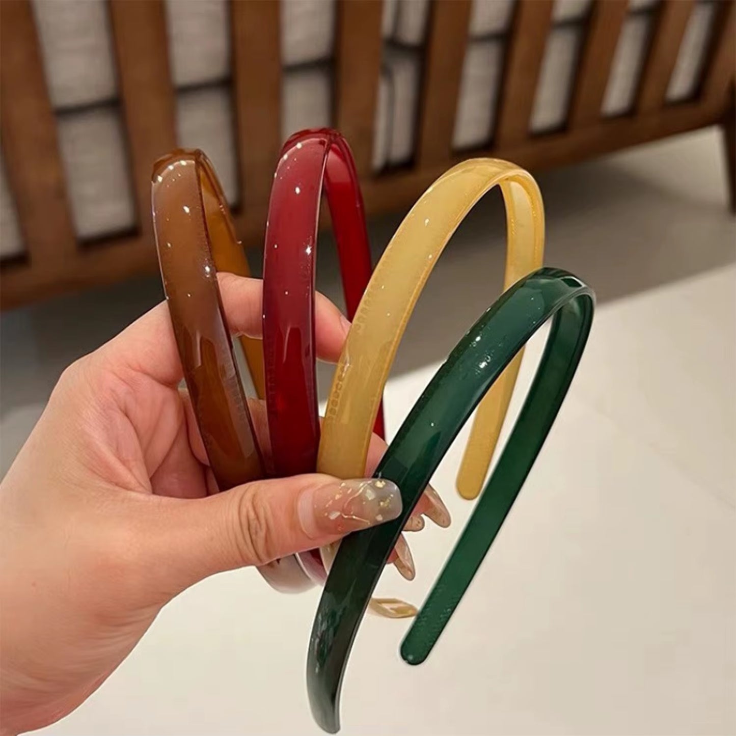 Plastic Translucent Hair Band