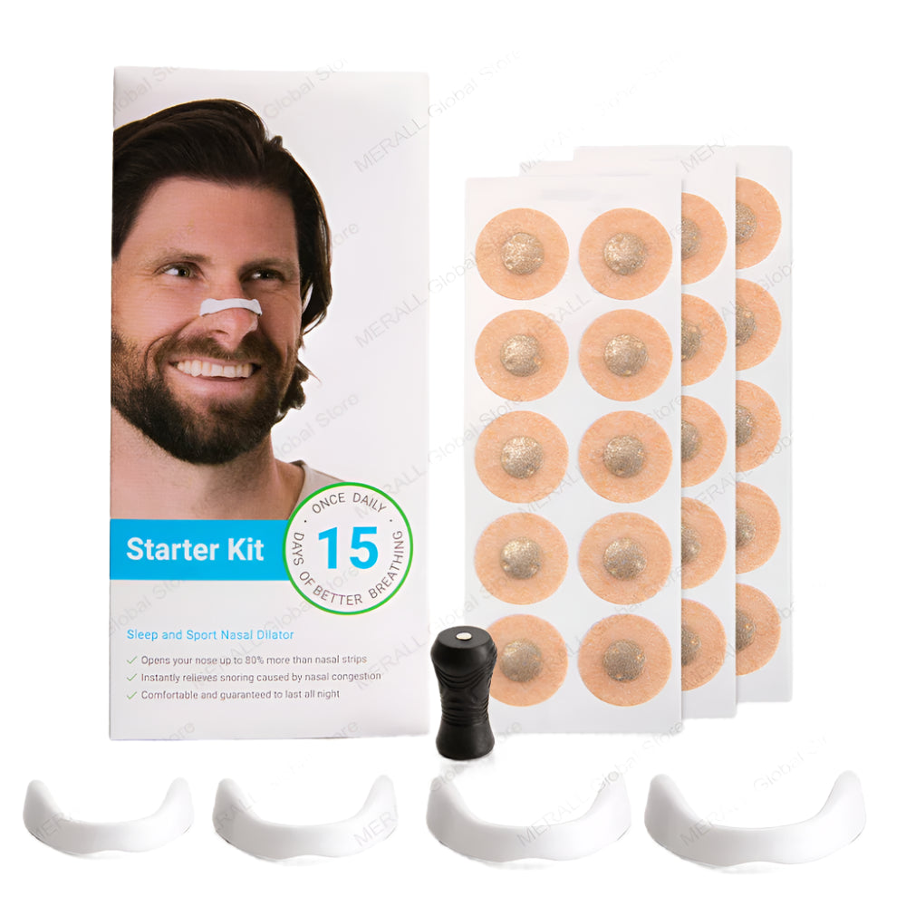 Sport Nasal Dilator Sleep Nasal Breathing Dilators Starter Kit Nose Breathe Strips Magnetic Nasal Strips Reduce Snoring